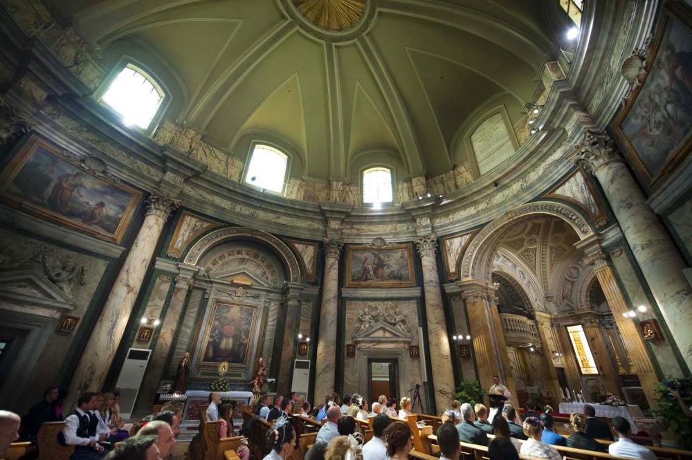 Ceremony in a Church in Vatican Rome