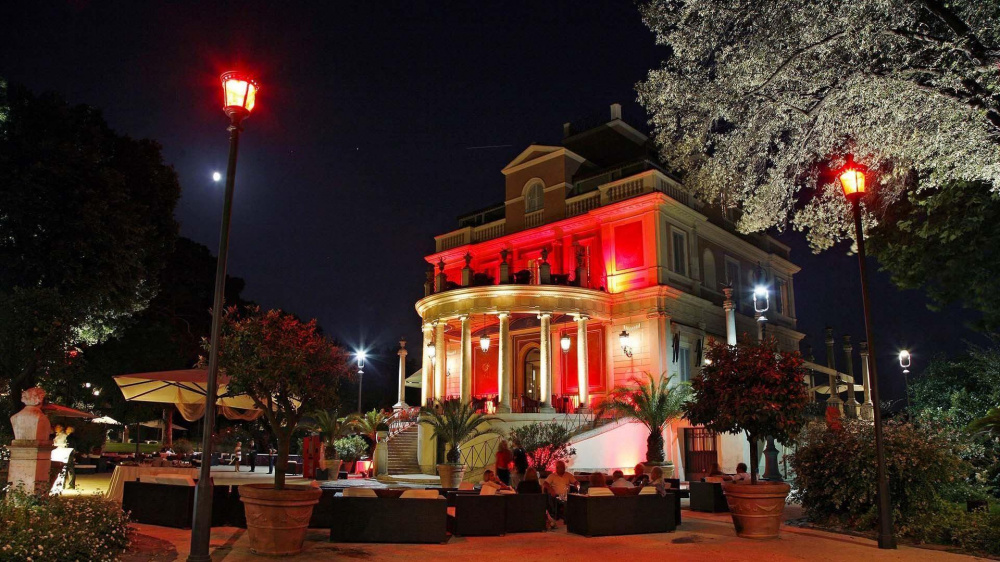 View by night of the Venue Wedding in Rome